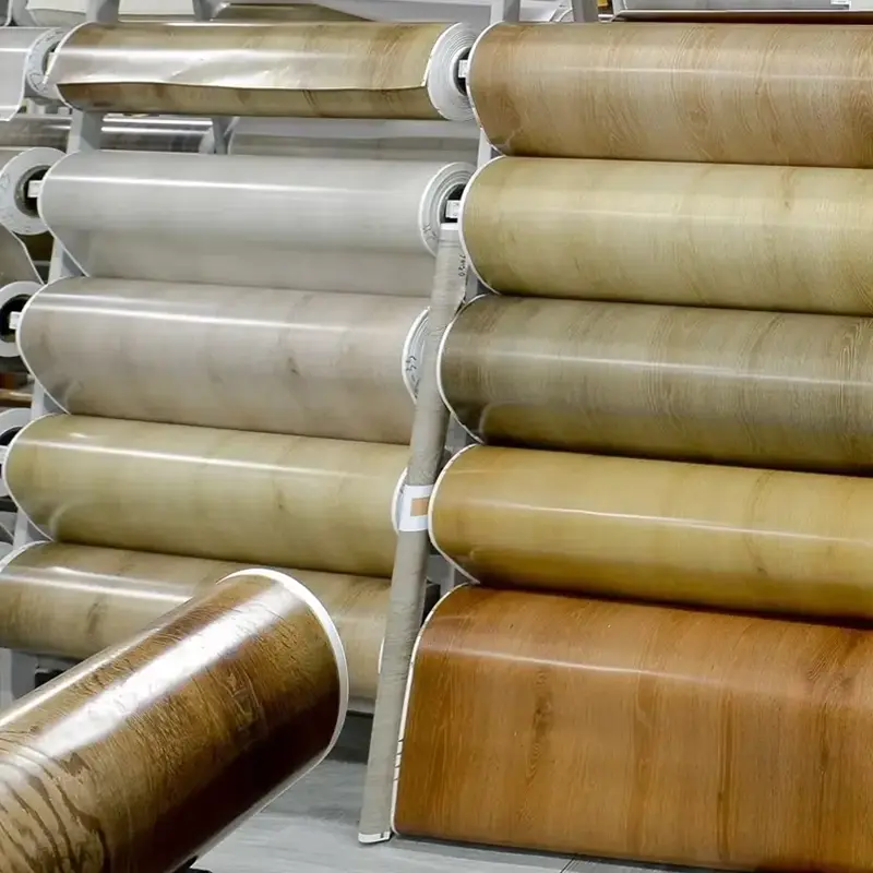 WPC floors အပေါ် laminating အတွက် PVC အရောင်အလှဆင်ရုပ်ရှင်