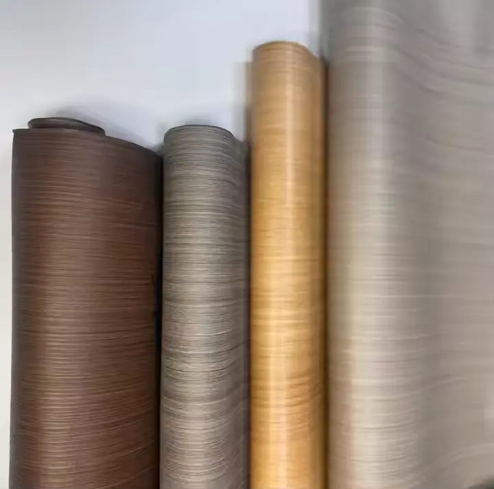 PVC အလှဆင်ထားသောရုပ်ရှင် Woodgrain Toolgrain သည်တံခါးအတွက် PVC သတ္တုပါး