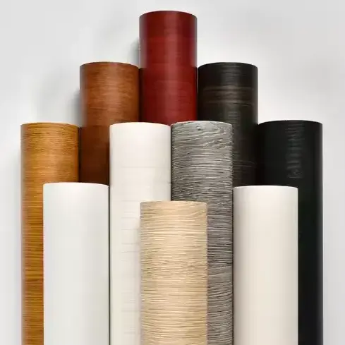 Vacume ကိုနှိပ်ပြီး Wood Grain PVC အပူကျုံ့ရုပ်ရှင်