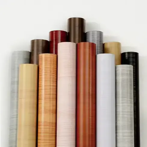 ရေစိုခံ PVC Wood Grain ပရိဘောဂပြန်လည်ပြုပြင်မွမ်းမံခြင်းရုပ်ရှင်